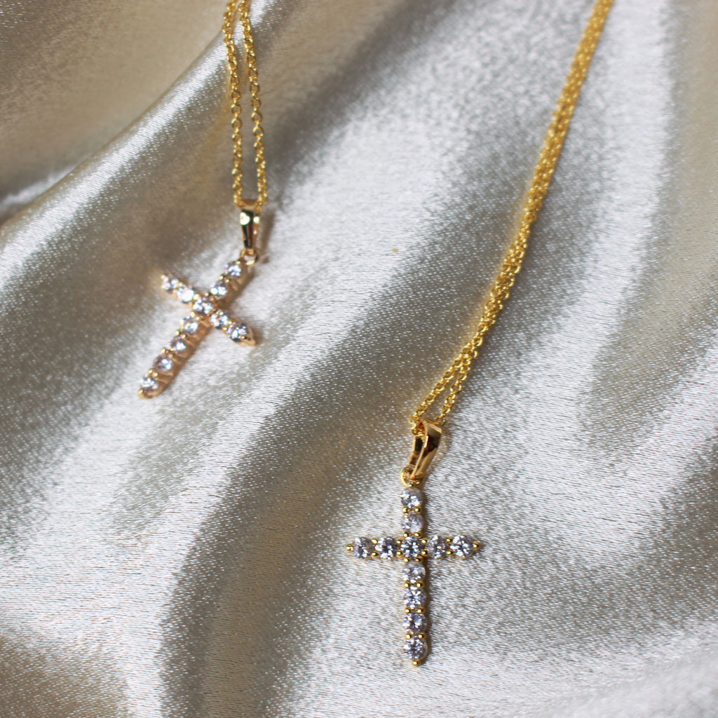 Classic Cross Necklace Bombshell – Boutique Gold Boss